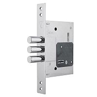 Механізм замка MUL-T-LOCK 257 (BS60мм) хром полірований без зв.планки