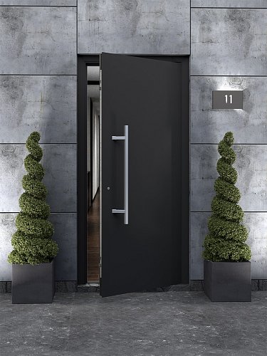 Ручки скоби WALA Q45RX 600/400.45 (комплект) труба 40*20 нержавіюча сталь М304 - Фото №3