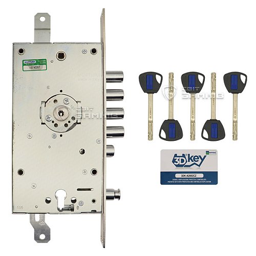 Механізм замка MOTTURA 3D.788D800054 (BS66*85мм) R правий - Фото №5