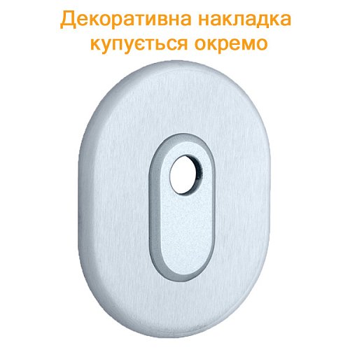 Щиток DISEC A2427 овальний хром матовий - Фото №6