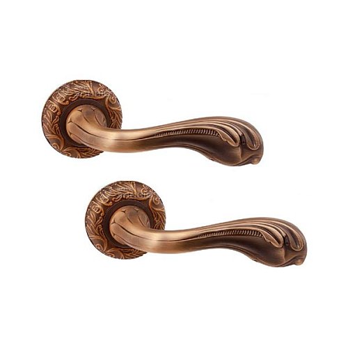 Ручки на розеті KEDR R51.033-AL MACC кава - Фото №1