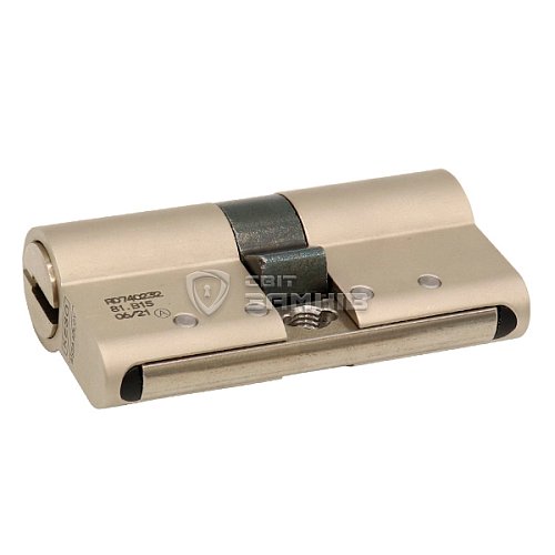 Циліндр KESO 8000 100 (50*50) нікель сатин 3 ключа - Фото №2