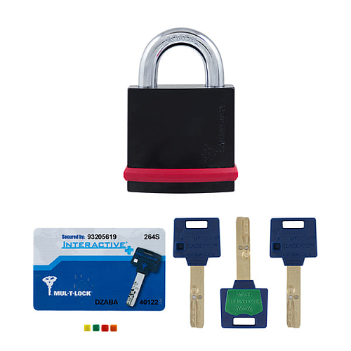 Замок навісний MUL-T-LOCK NE12L Interactive+ (3 ключа) - Фото №6