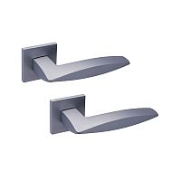 Ручки на розеті GAVROCHE Cobaltum-Z25 MSCB італійський сатин