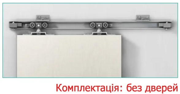 комплектація розсувної системи OMGE Alutech 1390