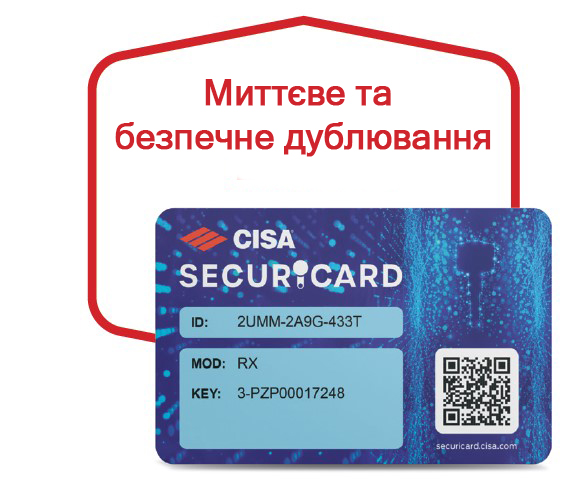 Secure card для безпечного дублювання ключа