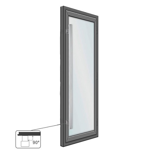 Ручка скоба ROSTEX Alfa 1200/1100 (половинка) нержавіюча сталь матова - Фото №4