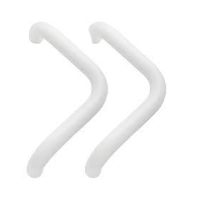 Ручки скоби офісні ОКТАВА ПЛАСТ Трикутні 300мм (комплект) білий