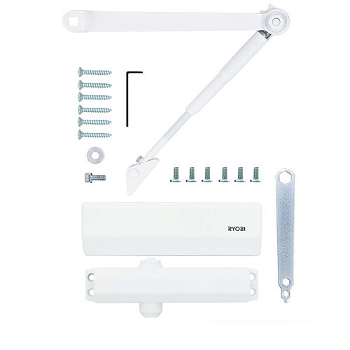 Дотягувач RYOBI DS-1554 STD HO з фіксацією до 80кг Блискучо білий - Фото №6