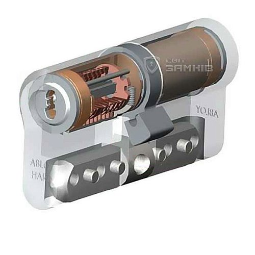 Циліндр ABLOY Protec2 63 (32H*31) (H - гартована сторона) хром полірований - Фото №6