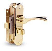 Комплект замка APECS 5523 WC (BS50*47мм) G золото