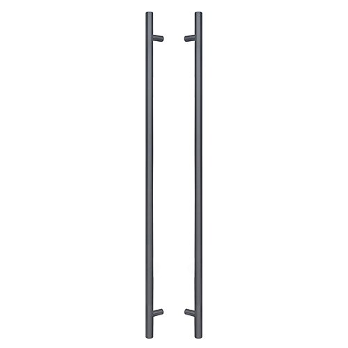 Ручки скоби ABARO Bali 90° L:1500 X:1300 D:32mm SS 304 антрацит RAL 7016 (комплект) - Фото №1
