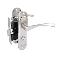 Комплект замка IMPERIAL BKP04-H39 (BS45*50мм) WC SN/CP сатин/хром