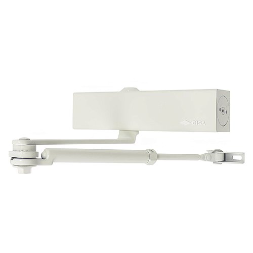Дотягувач CISA C1611.05.0.45 Professional Plus2 BC STD HO з фіксацією до 120 кг білий - Фото №1
