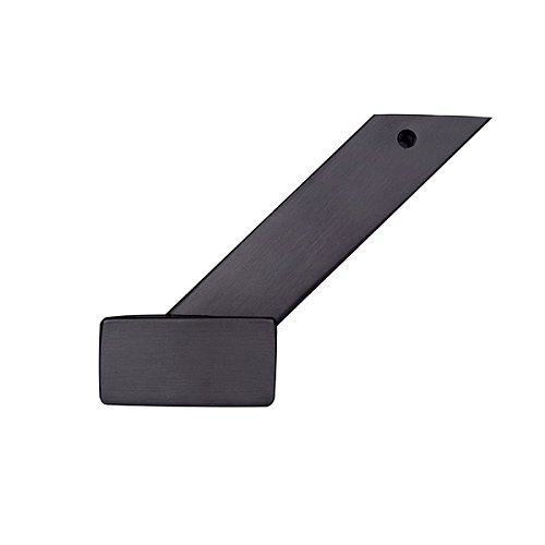 Ручка скоба ABARO Sydney 45° L:1800 X:1600 W:40*20mm SS 304 чорний RAL 9005 (половинка) - Фото №6