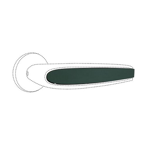 Вставка до ручки ABLOY Duetto 8/002 фарба зелена (комплект) - Фото №4