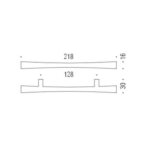 Ручка меблева COLOMBO Design Formae F124/Е 128 мм хром - Фото №3