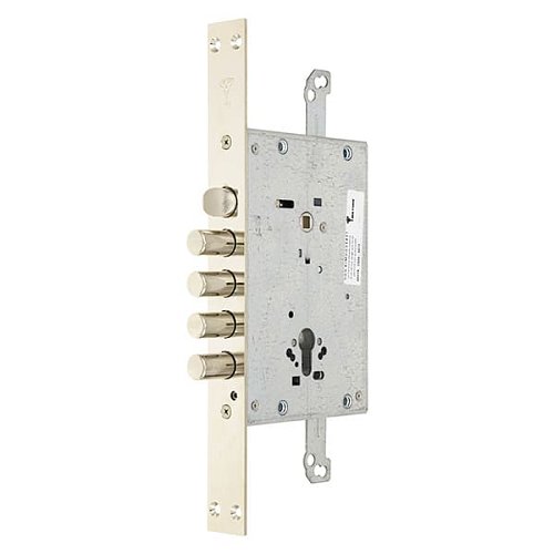 Механізм замка MUL-T-LOCK CEC10328 (BS65*85мм) хром полірований без зв.планки - Фото №1