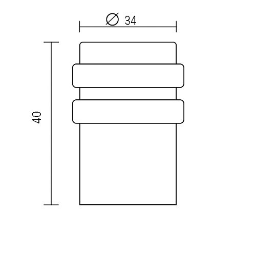 Стопор дверний підлоговий RDA 1539 матовий нікель - Фото №2