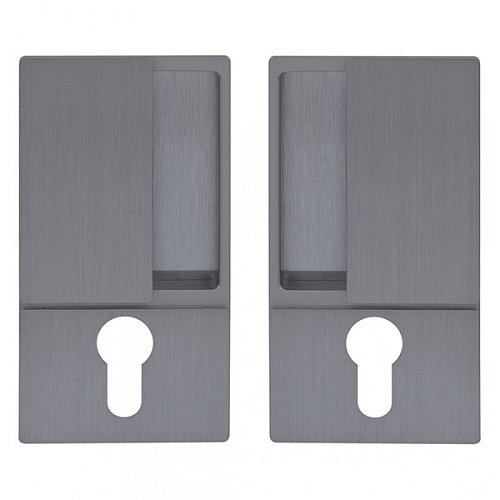 Ручки для міжкімнатних дверей AGB Wave PZ B300030032 хром матовий - Фото №1