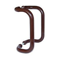 Ручки скоби офісні ОКТАВА ПЛАСТ Подвійний згин 300мм (комплект) коричневий