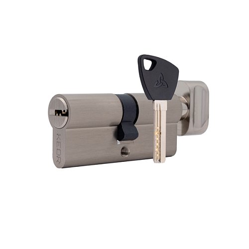 Циліндр KEDR Brass 80T (45*35T) ZCN нікель - Фото №1