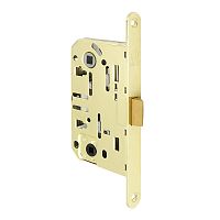 Механізм замка GAVROCHE GR96-K WC (BS50*96мм) пласт.язичок PB золото