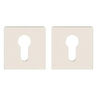 Накладки на серцевину ORO/ORO 15E White (electroplated) біла матова гальваніка
