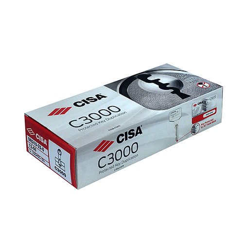 Циліндр CISA C3000 90 (45*45) нікель матовий 3 ключі - Фото №10