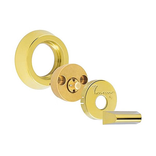 Замок врізний MUL-T-LOCK Dead Bolt Hercular Interactive+ (BS60/70мм) полірована латунь - Фото №5