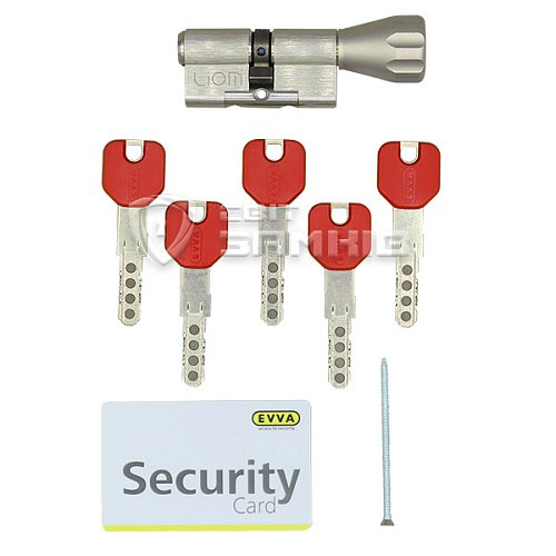 Циліндр EVVA MCS 97T (41*56T) нікель сатин - Фото №7