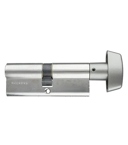 Циліндр TESA TE5 80T (40*40T) нікель сатин 3 ключа - Фото №2