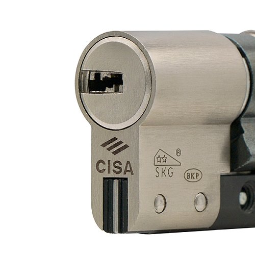 Циліндр CISA AP4 S (модульний) 100 (45*55) нікель матовий 3 ключі - Фото №3