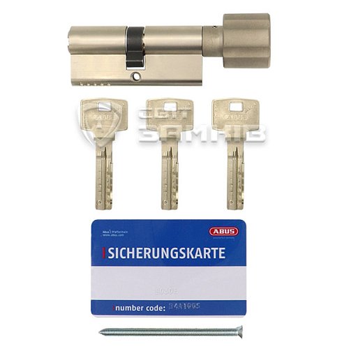 Циліндр ABUS Bravus 4000 Compact 105T (55*50T) нікель сатин - Фото №7