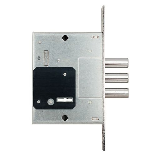Механізм замка MUL-T-LOCK 257 (BS60мм) хром полірований без зв.планки - Фото №3