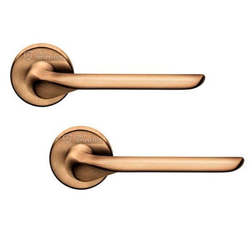 Ручки на розеті DND by MARTINELLI Chop ZGH матова бронза - Фото №1