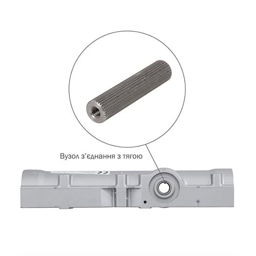 Дотягувач ABLOY DC335 RP BC EN3-5 без тяги до 100кг FIRE Сірий - Фото №6