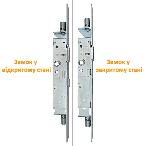 Механізм замка антипаніка CISA Sicur Panic 43690.30 (BS30мм) для пасивної стулки дверей - Фото №7