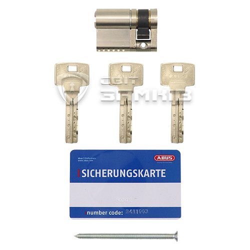 Циліндр половинка ABUS Bravus 3500 MX Magnet (модульний) 40 (30*10) нікель сатин 3 ключа - Фото №8
