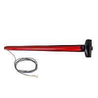 Антипаніка накладна CISA eFAST 59851.10 1-точкова електромоторна червоний/чорний