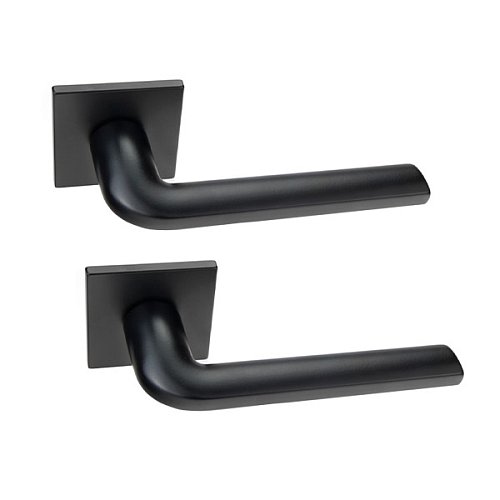 Ручки на розеті FORME Milly 133Q/Slim N52 чорний матовий - Фото №1