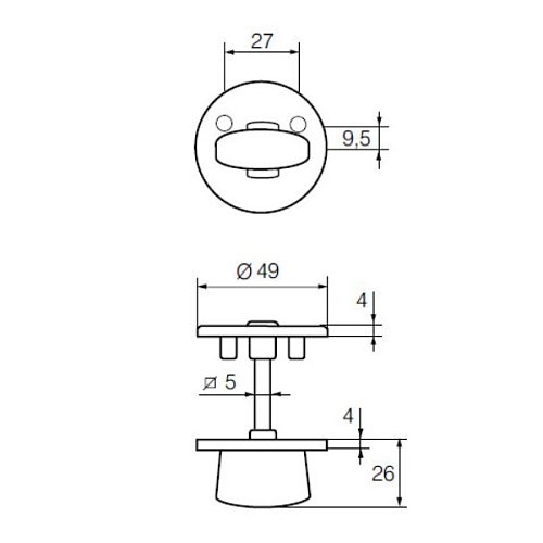 Вороток ABLOY LH001 (з індикатором) хром сатин - Фото №5