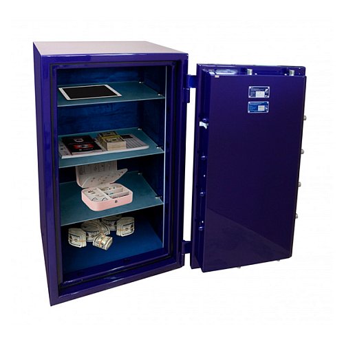 Сейф зламостійкий GRIFFON CLE III.110.E COMBI GLOSS BLUE - Фото №4