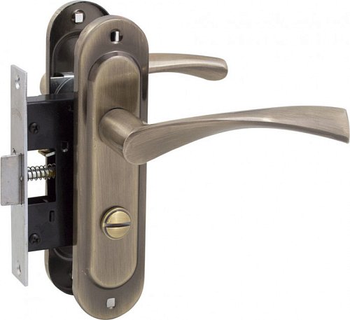 Комплект замка BRUNO 1250 WC (BS45*50мм) AB антична бронза - Фото №1