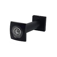 Дверне вічко KEDR DV204 square 70-130 BLACK MAT матовий чорний
