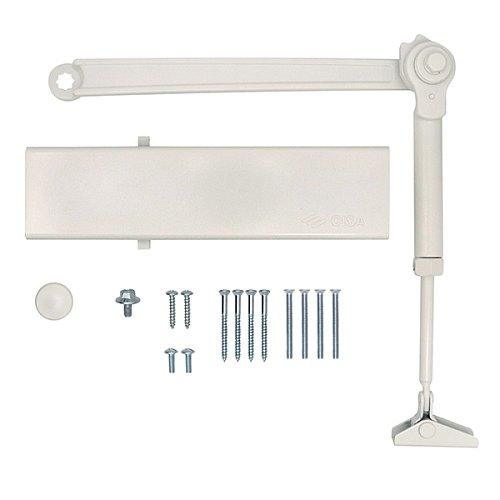 Дотягувач CISA C1611.03.0.45 Professional Plus2 BC STD HO з фіксацією до 80 кг білий - Фото №6