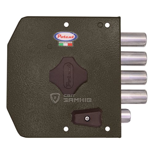 Замок накладний POTENT 435 (BS60мм) правий 3 ключа - Фото №2