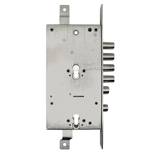 Механізм замка MUL-T-LOCK B-Lock M Двосистемний (BS63*85мм) хром полірований без зв.планки - Фото №2