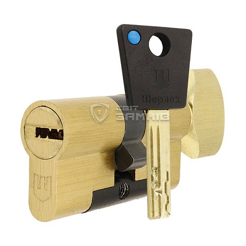 Циліндр SHERLOCK HK ABC 80T (40*40T) латунь - Фото №1