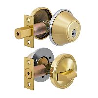 Замок врізний MUL-T-LOCK Dead Bolt DBM ClassicPro (BS60мм) полірована латунь